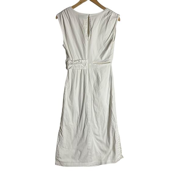 Love, Whit by Whitney Port White Cut Out Sleeveless Sheath Midi Dress Size S - Picture 14 of 14